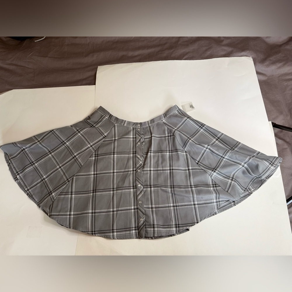Dixxon The Emperor Skirt, size Large, full twirl/plaid